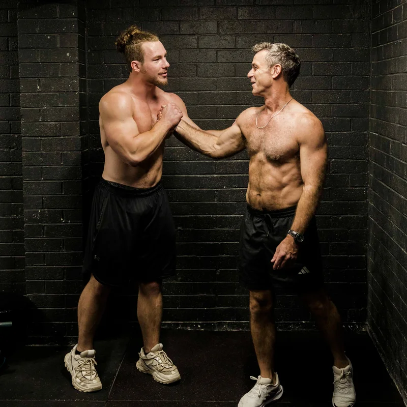Alex with a client